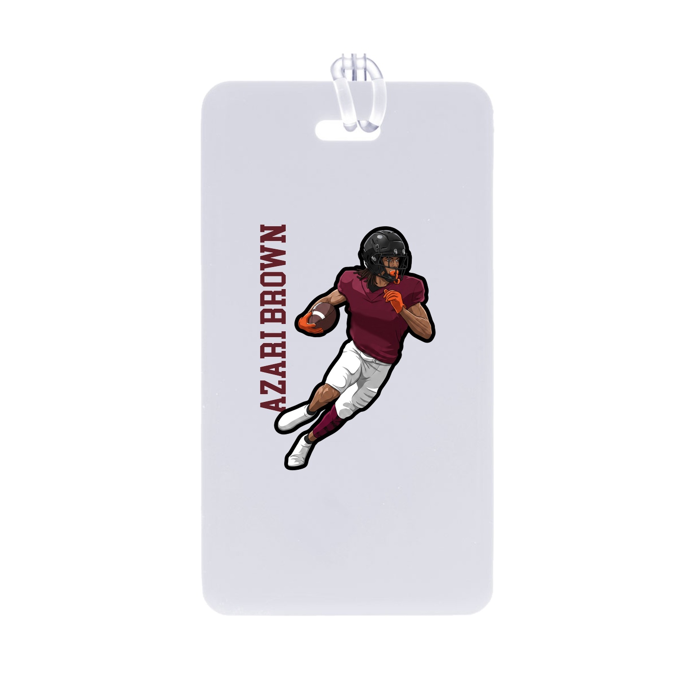 Bag Tag — Name Vertical in Classic