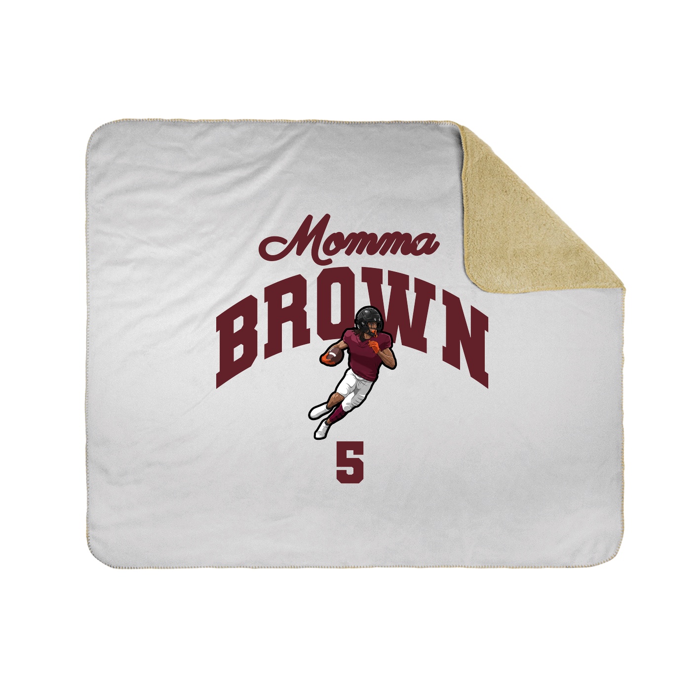 Throw Blanket — Mothers Day Arch in White