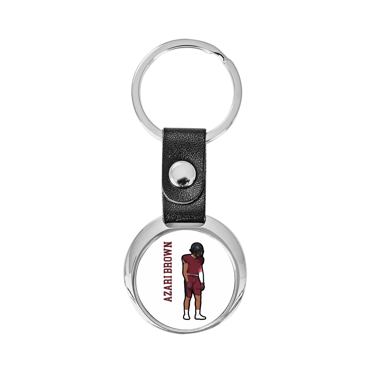 Key Chain — Name Vertical in Classic