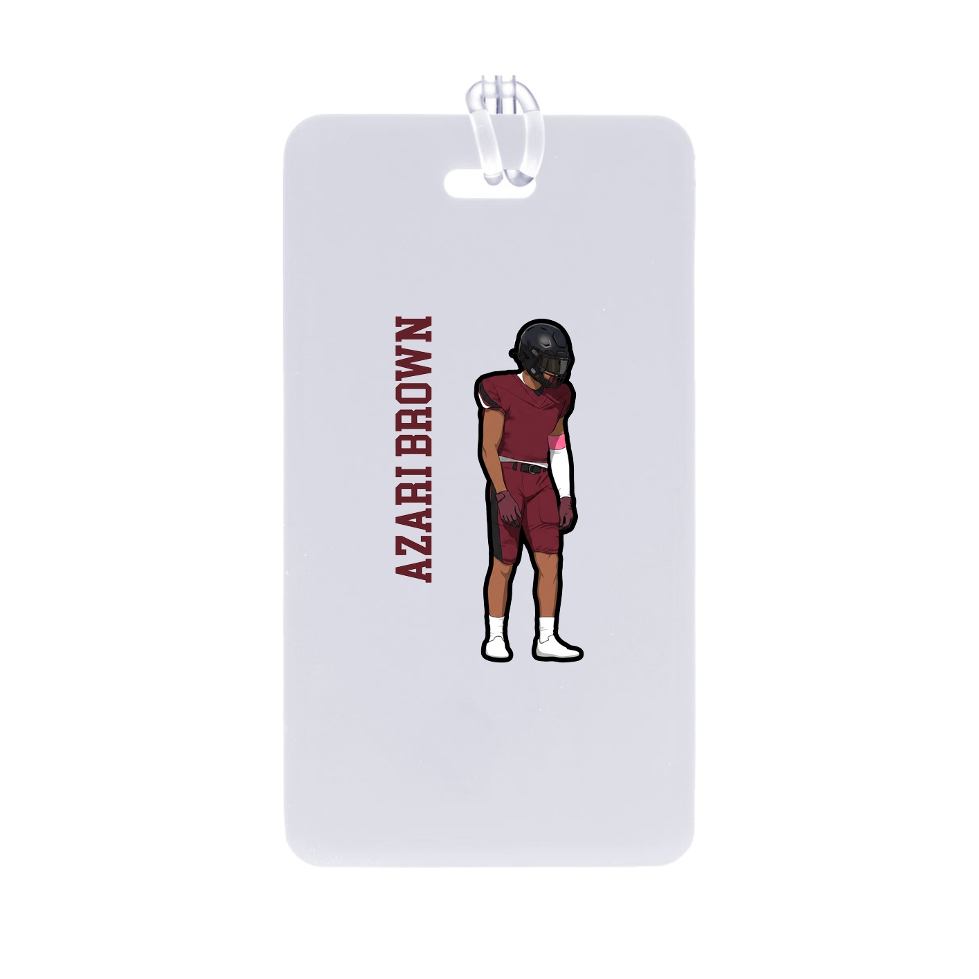 Bag Tag — Name Vertical in Classic