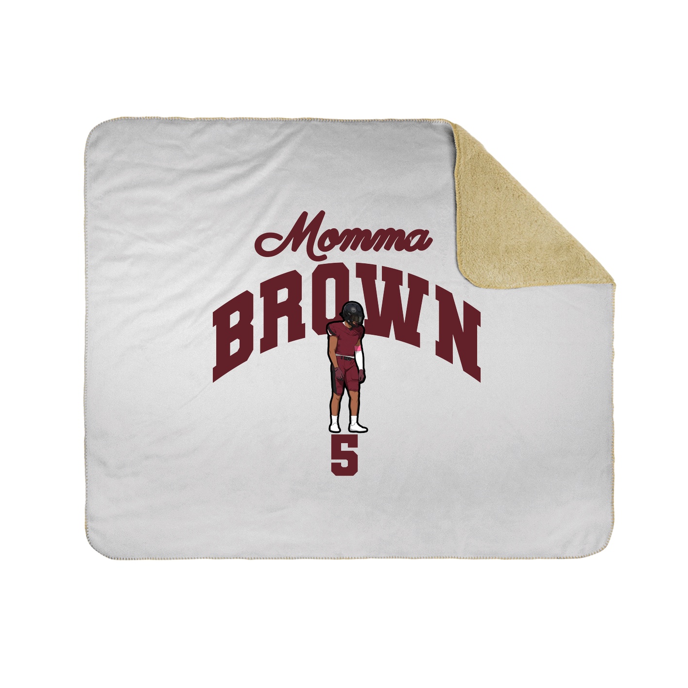 Throw Blanket — Mothers Day Arch in White