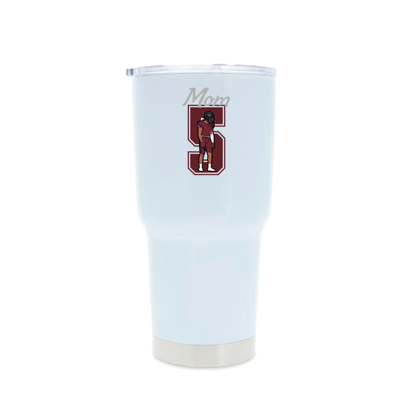 30oz Stainless Steel Tumbler — Mothers Day Shirsey in White