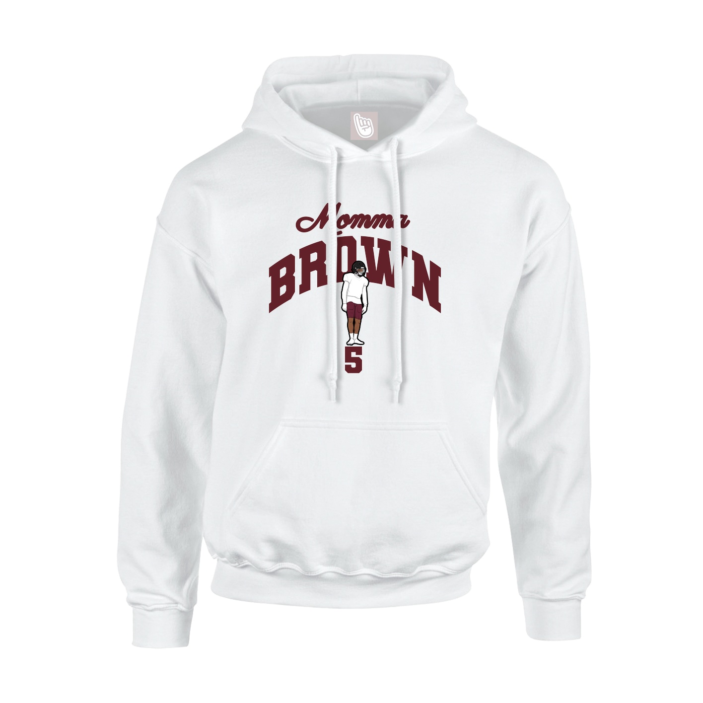 Youth Hoodie — Mothers Day Arch in White