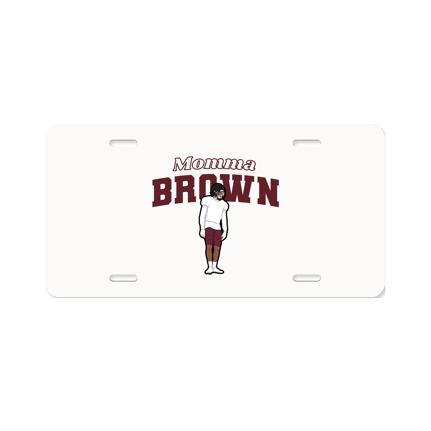 License Plate — Mothers Day Block in Classic