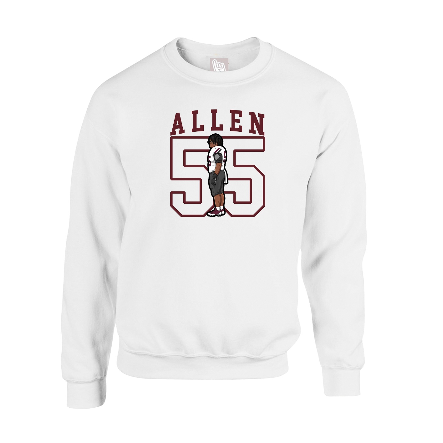 Fleece Crew — Shirsey in White