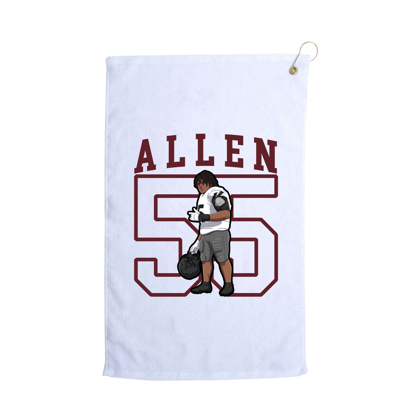 Golf Towel — Shirsey in White