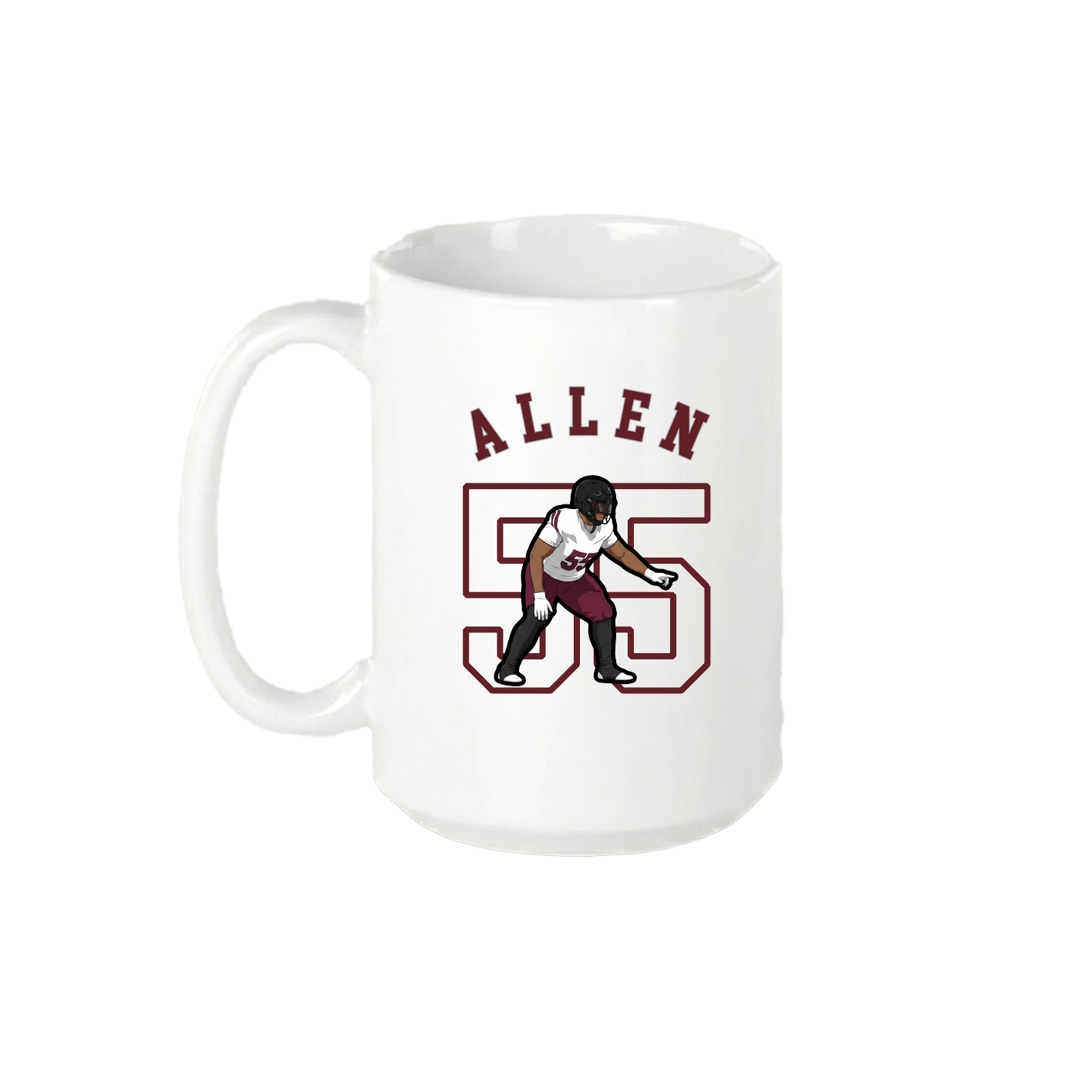 15oz Coffee Mug — Shirsey Arch in White