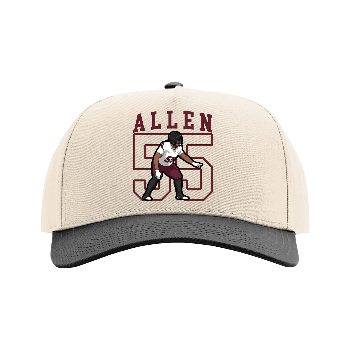Full Fabric Five-Panel Champ Cap