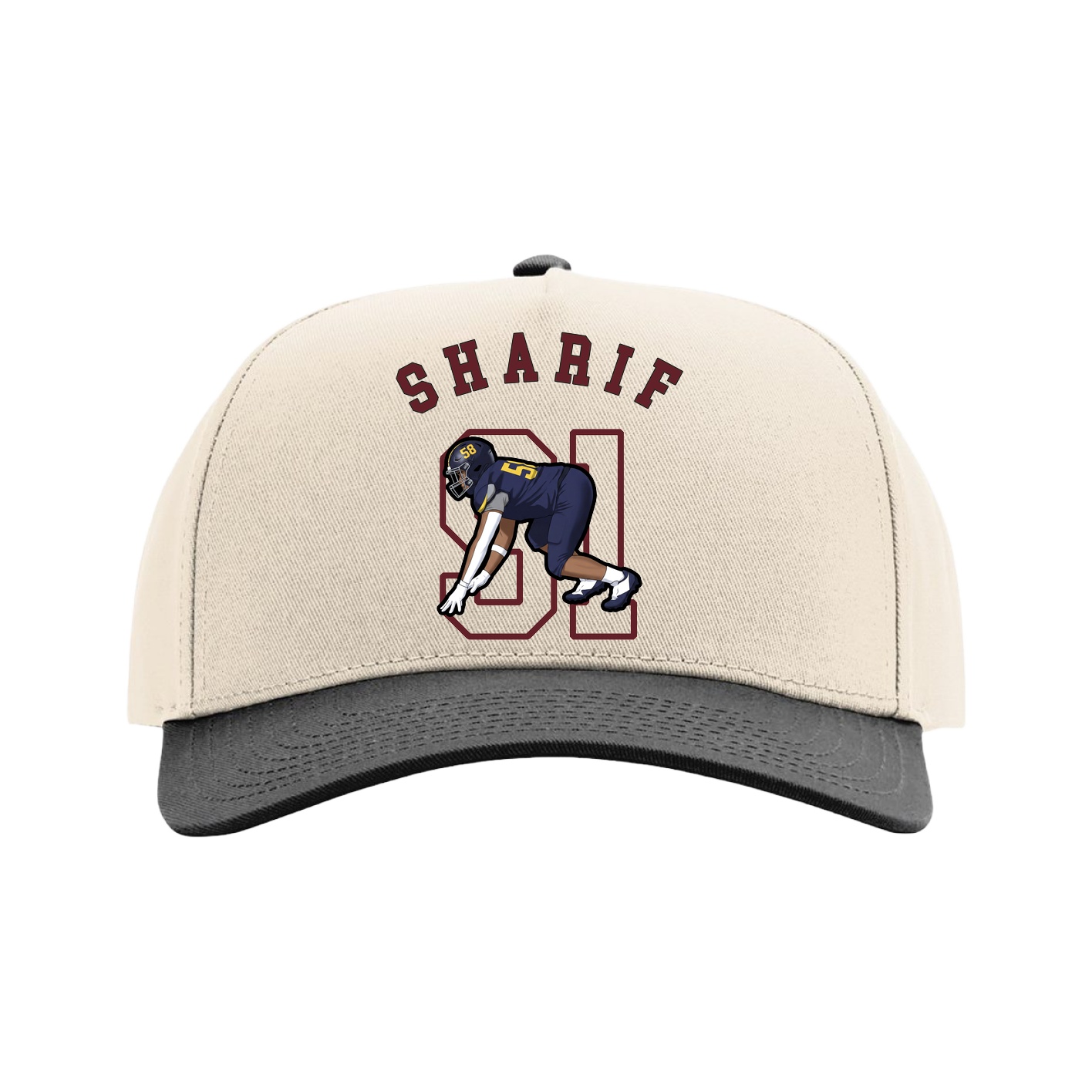 Full Fabric Five-Panel Champ Cap