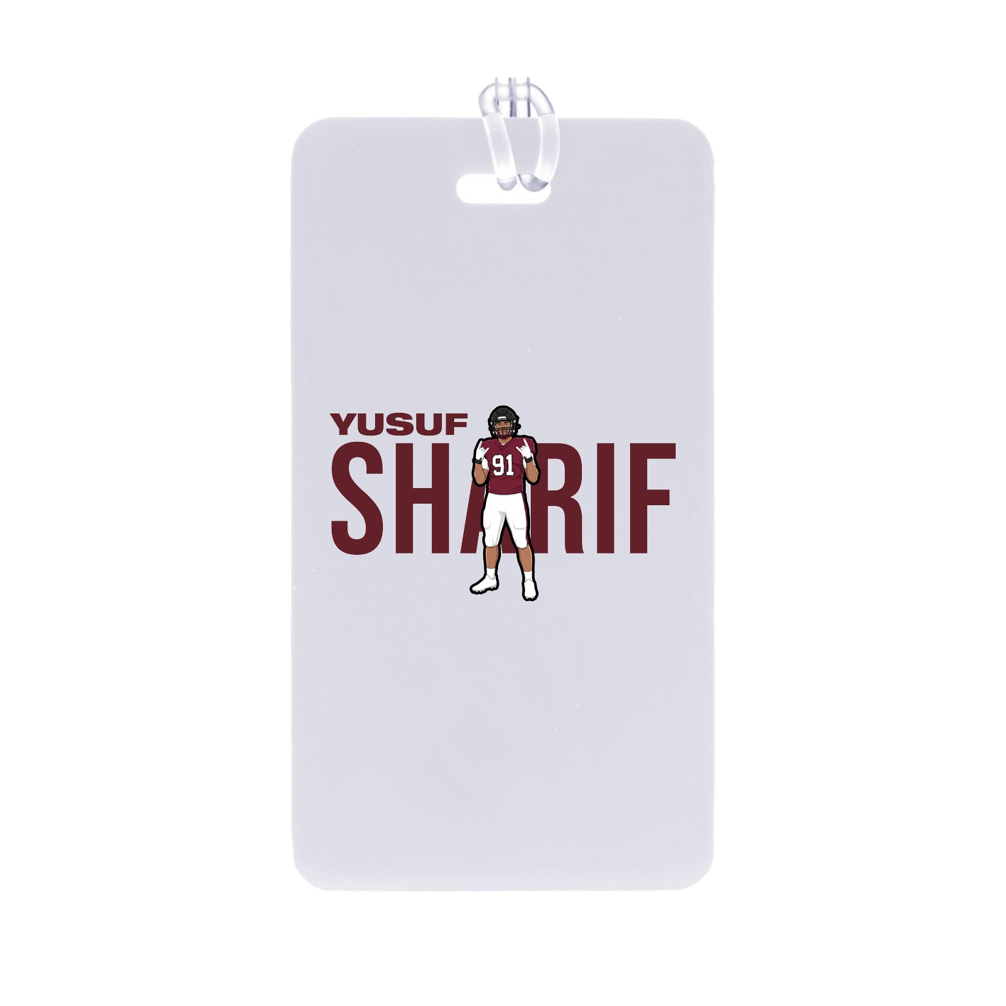 Bag Tag — Player Name in Classic