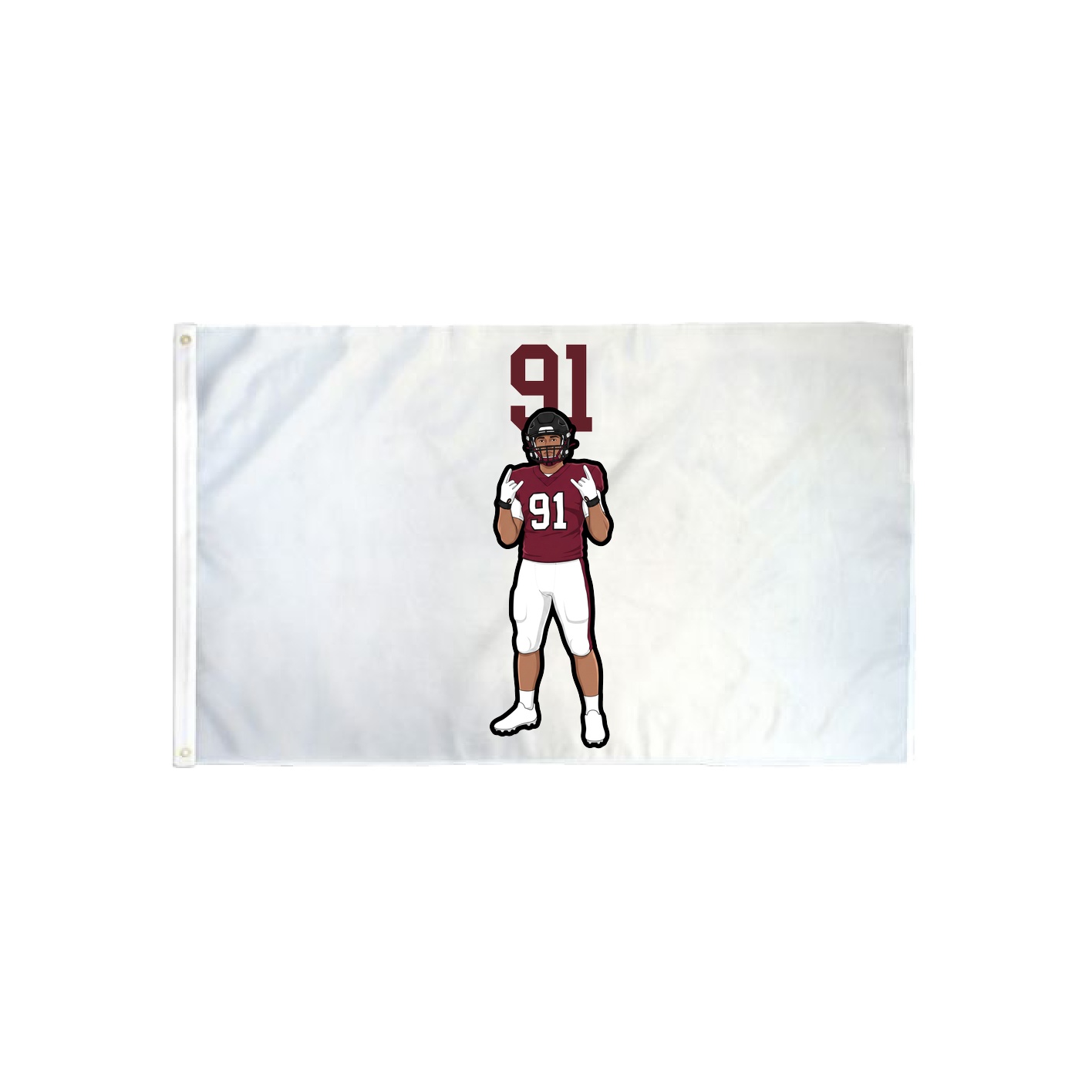 3x5 Flag — Number Top in Classic