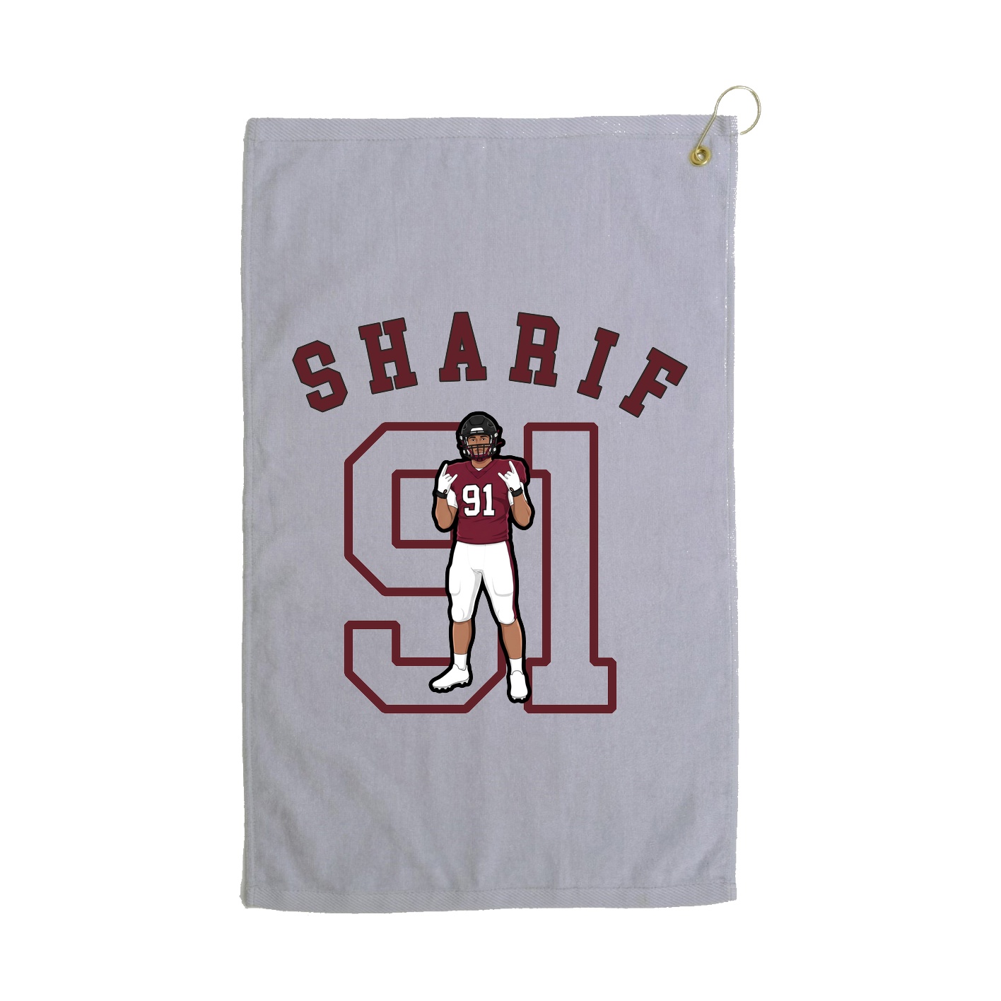 Golf Towel — Shirsey Arch in Grey