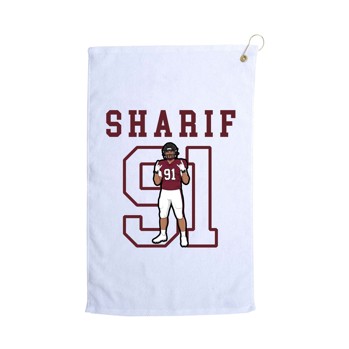 Golf Towel — Shirsey in White