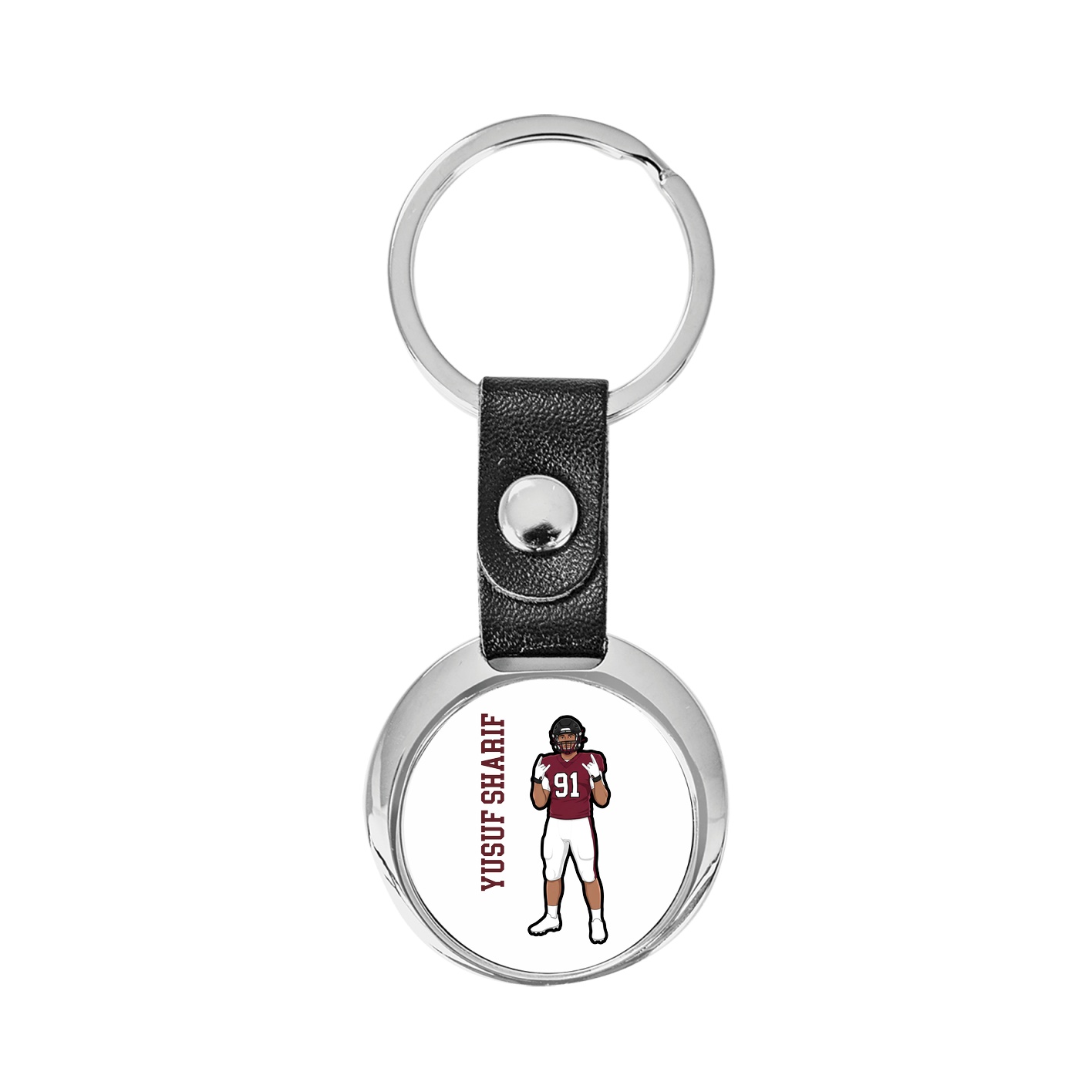 Key Chain — Name Vertical in Classic