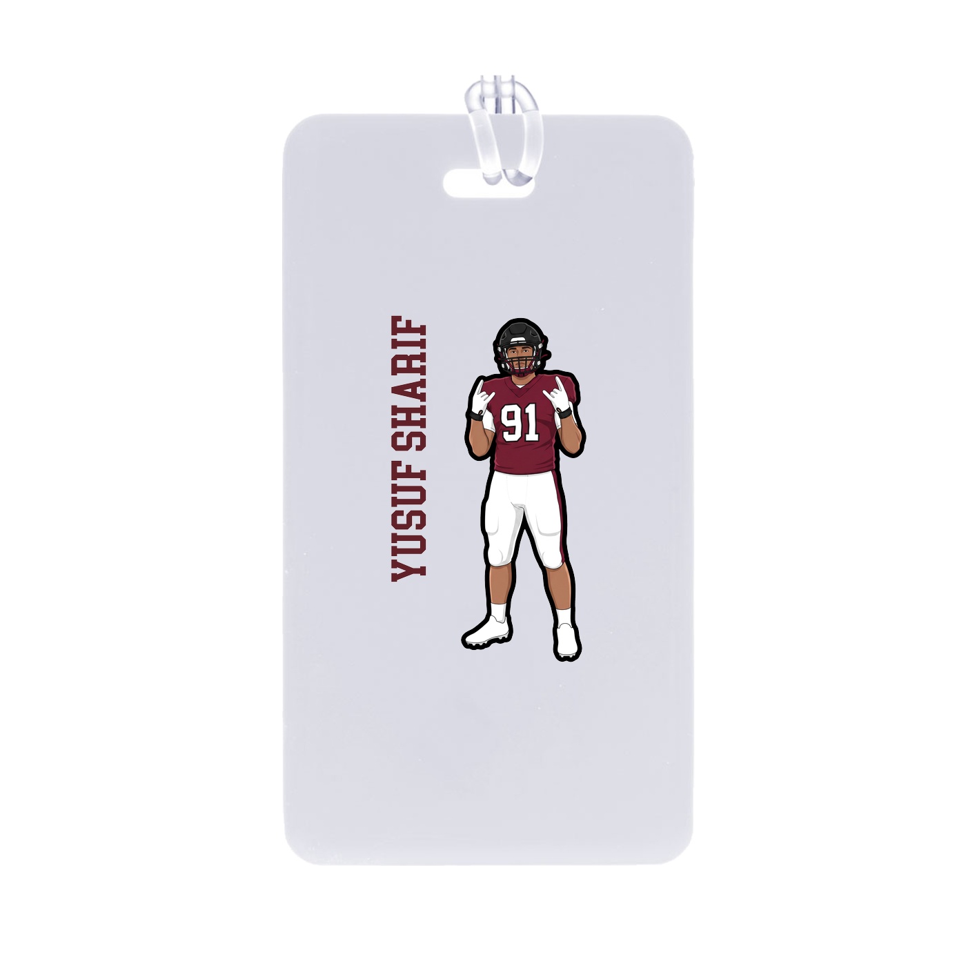 Bag Tag — Name Vertical in Classic
