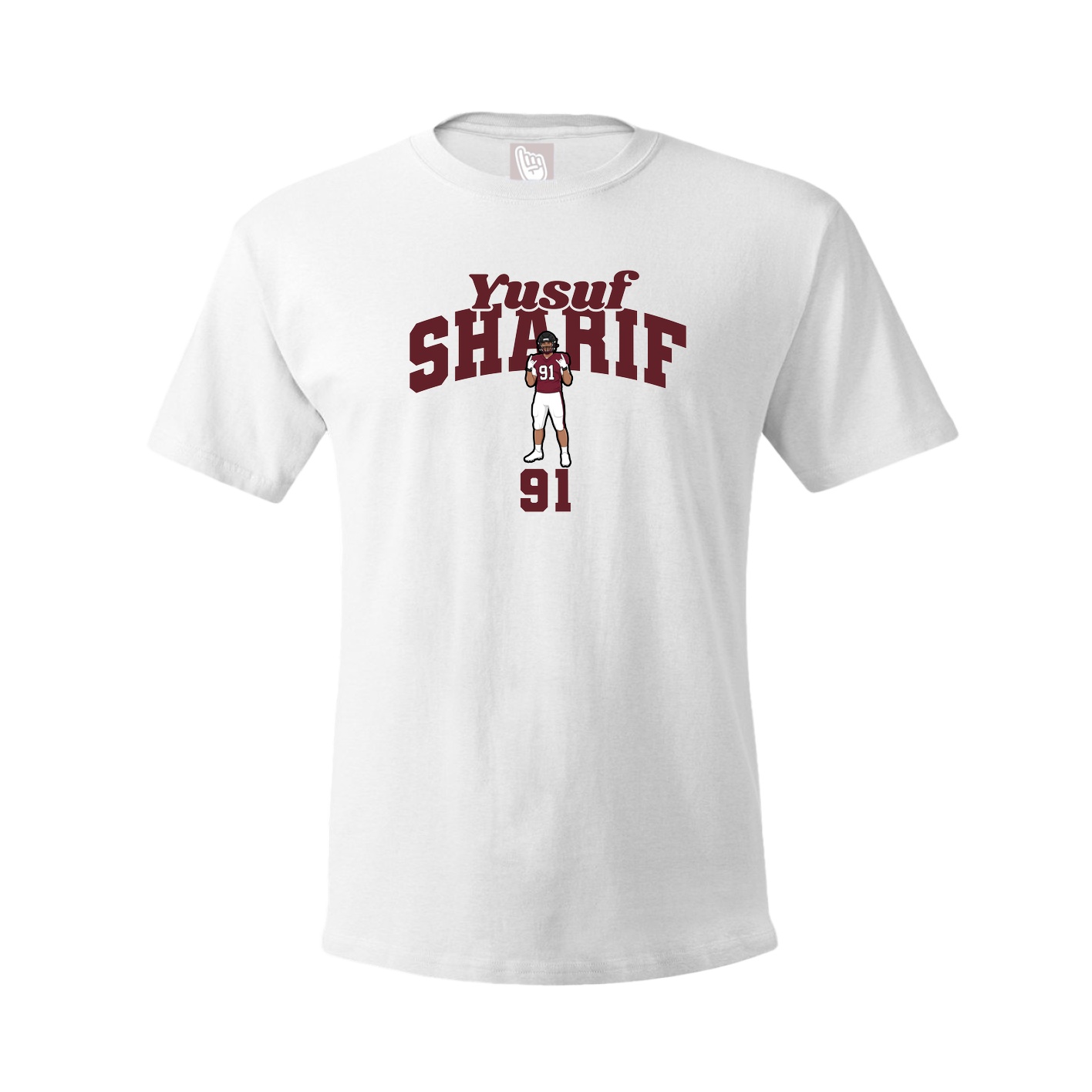 Youth Tee — Signature Arch in White