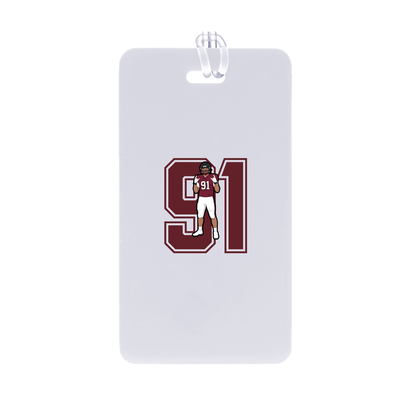 Bag Tag — Number in Classic