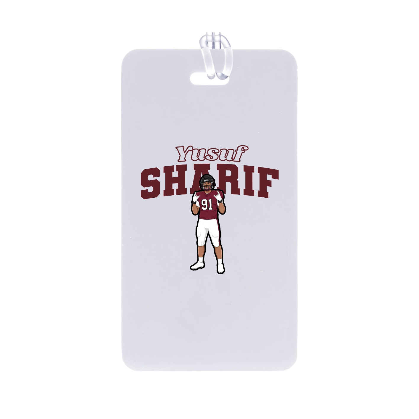 Bag Tag — Name Arch in Classic