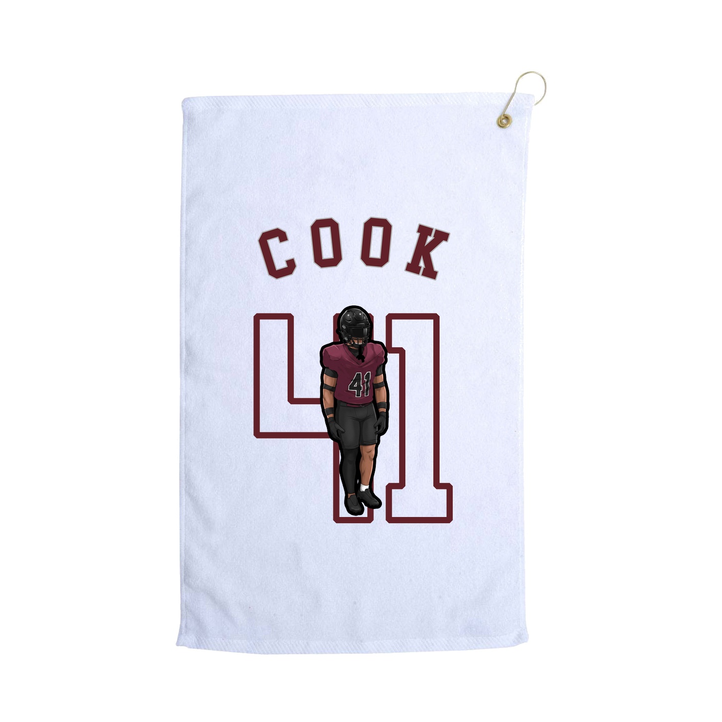 Golf Towel — Shirsey Arch in White