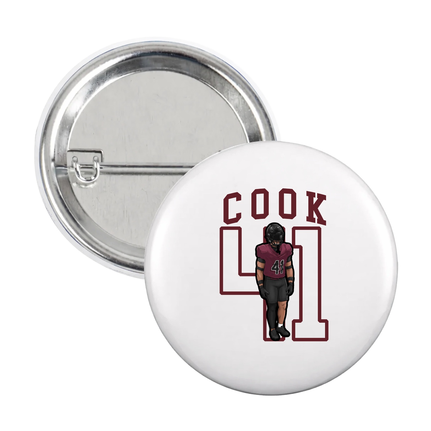 Game Day Button — Shirsey in White