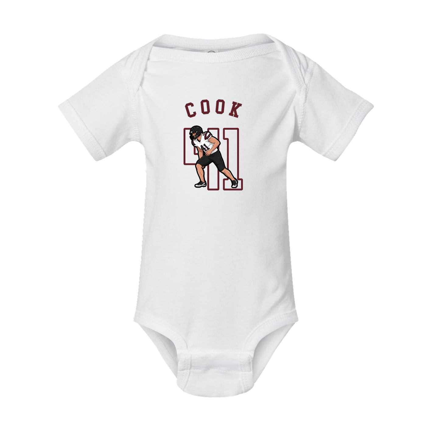 Baby Onesie — Shirsey Arch in White