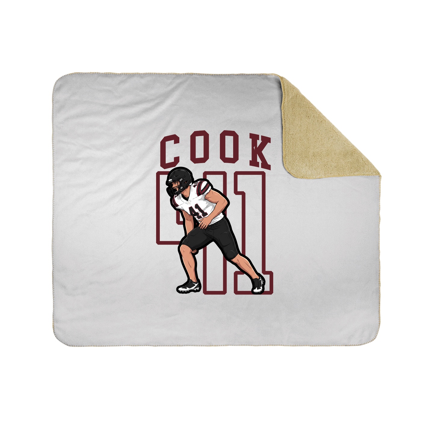 Throw Blanket — Shirsey in White