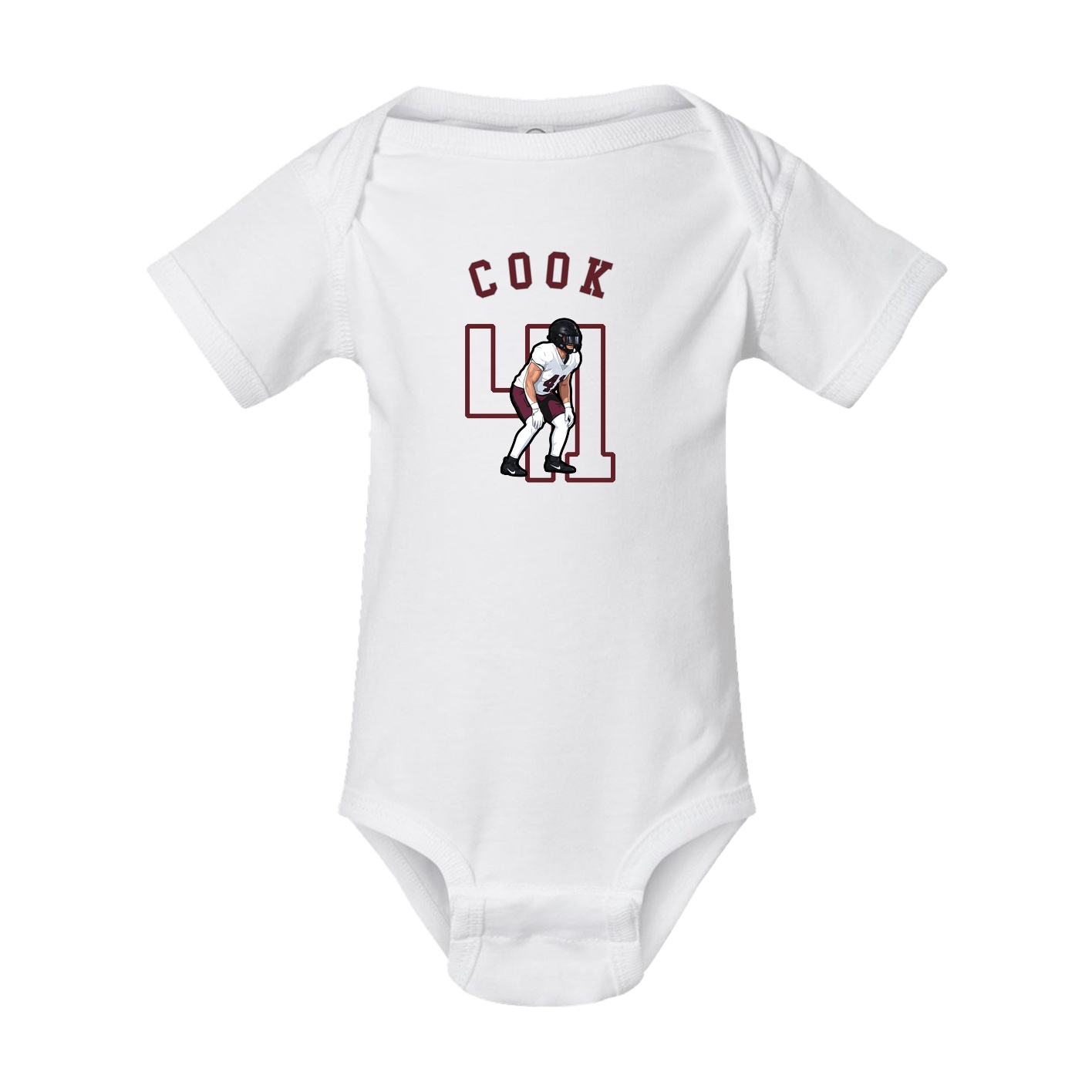 Baby Onesie — Shirsey Arch in White