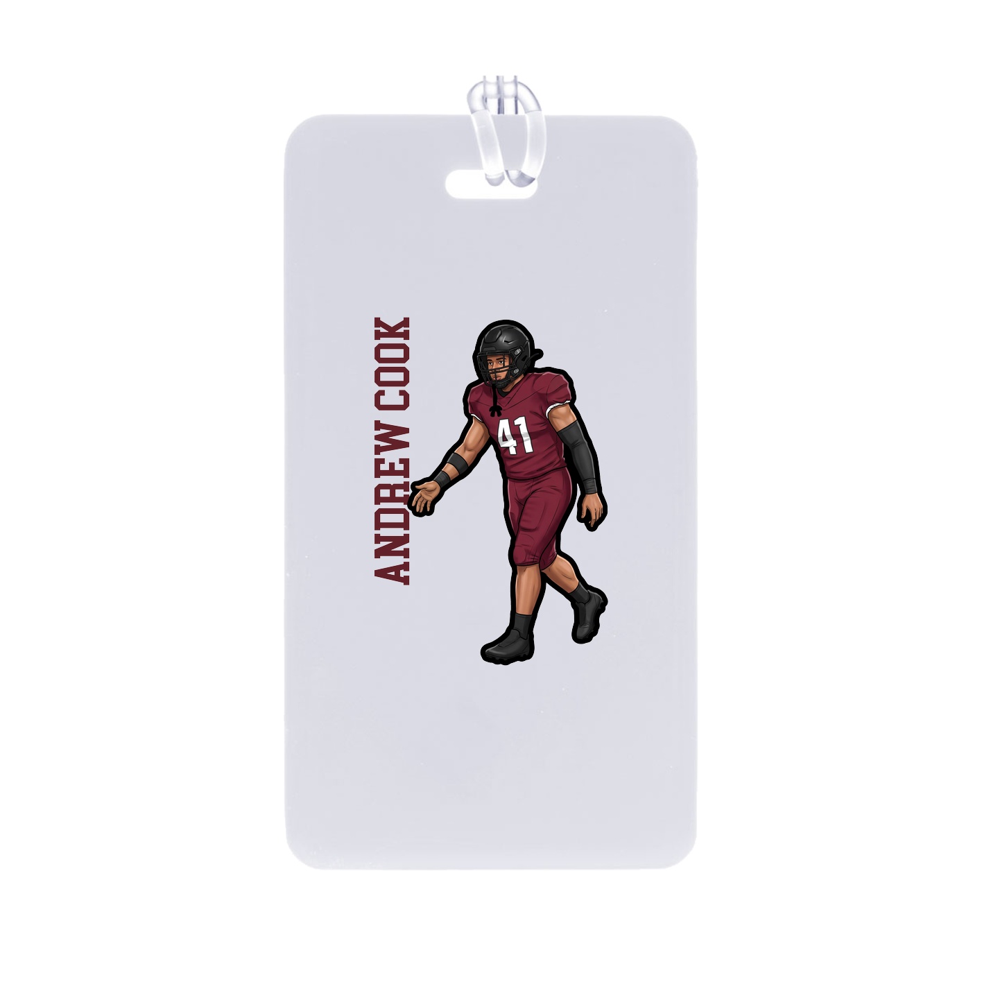 Bag Tag — Name Vertical in Classic