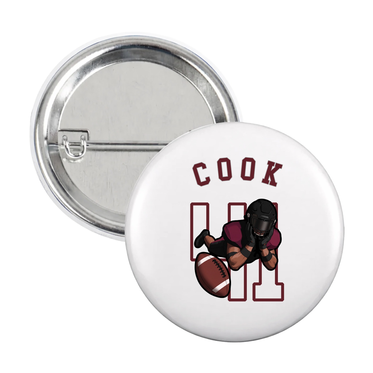 Game Day Button — Shirsey Arch in White