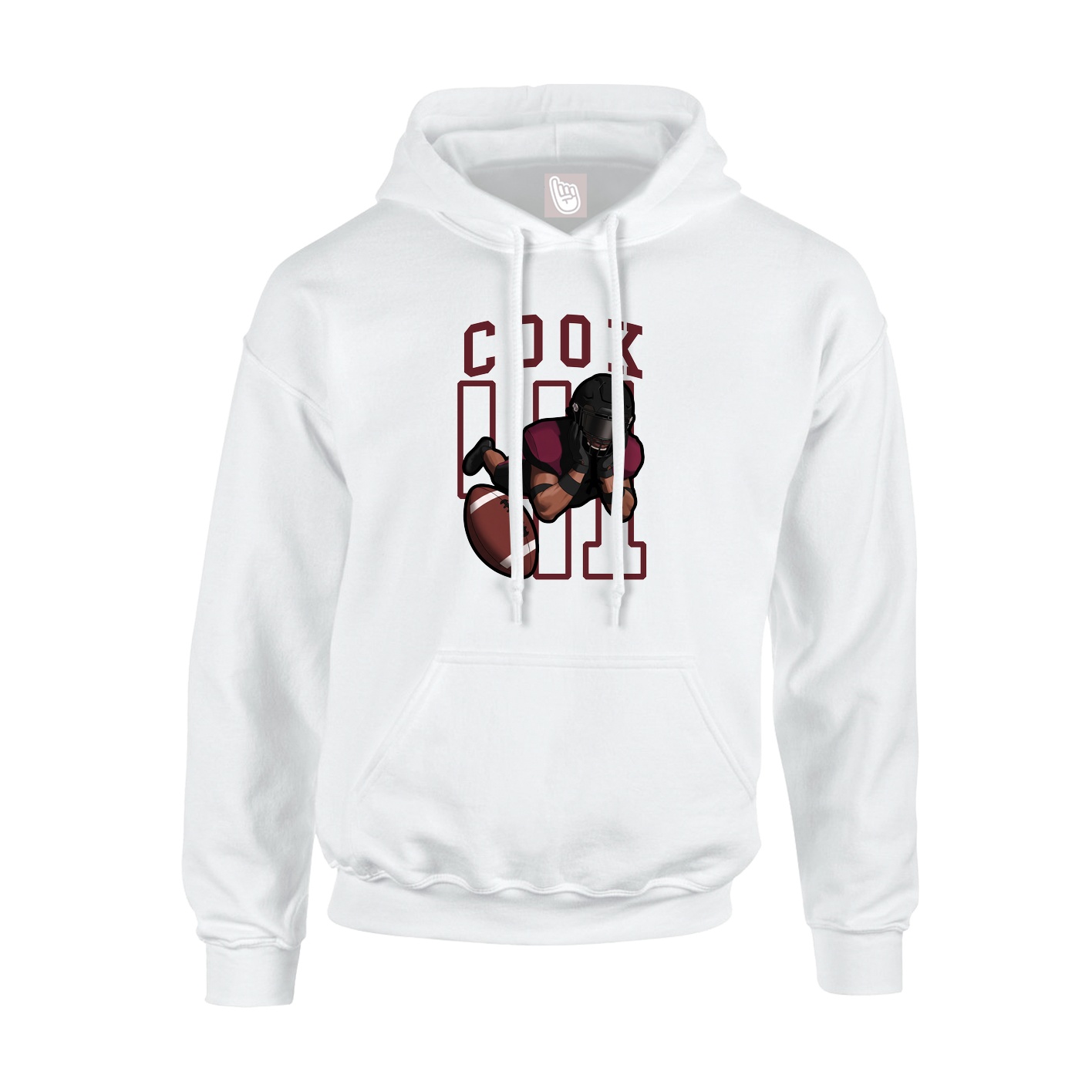 Hoodie — Shirsey in White