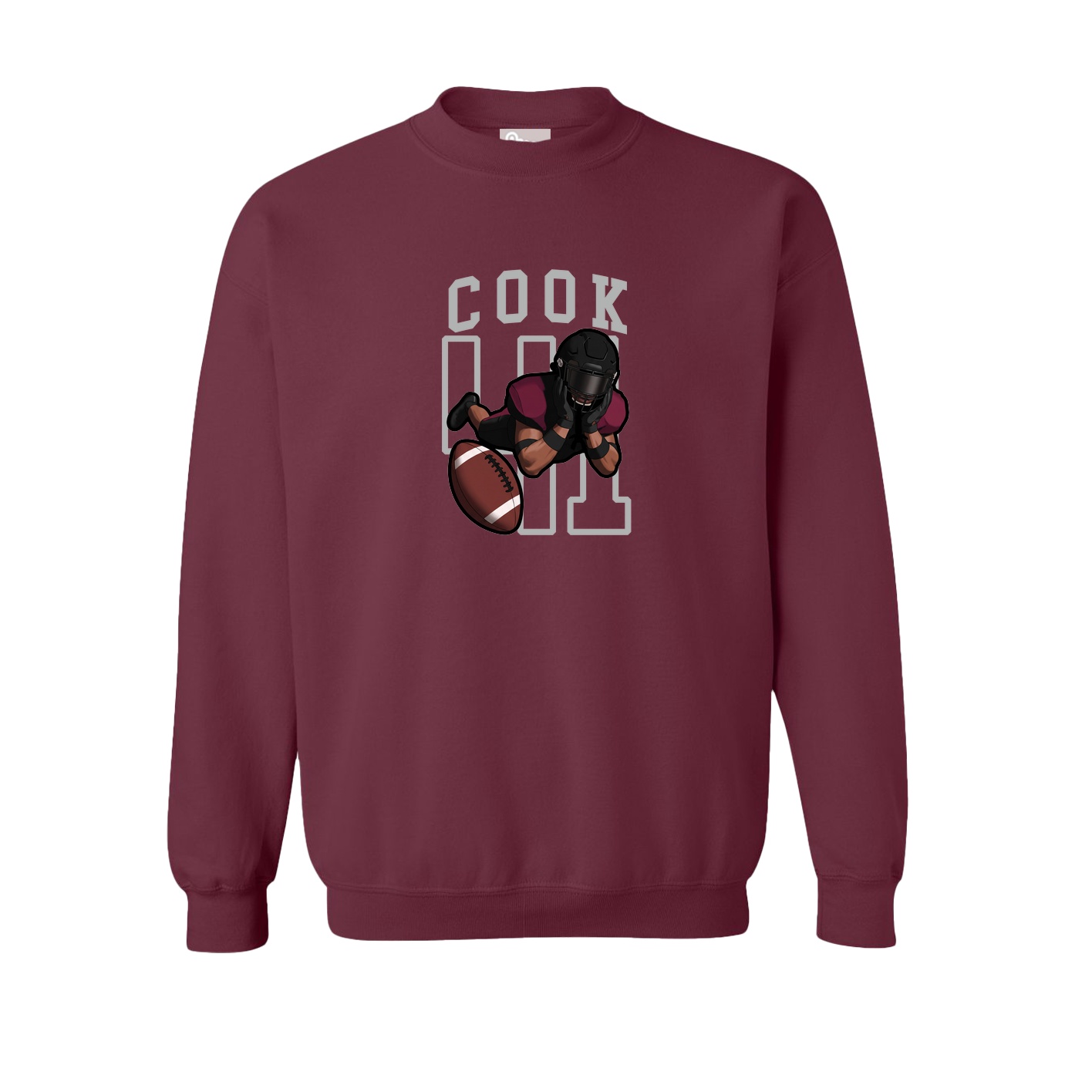 Fleece Crew — Shirsey in Maroon