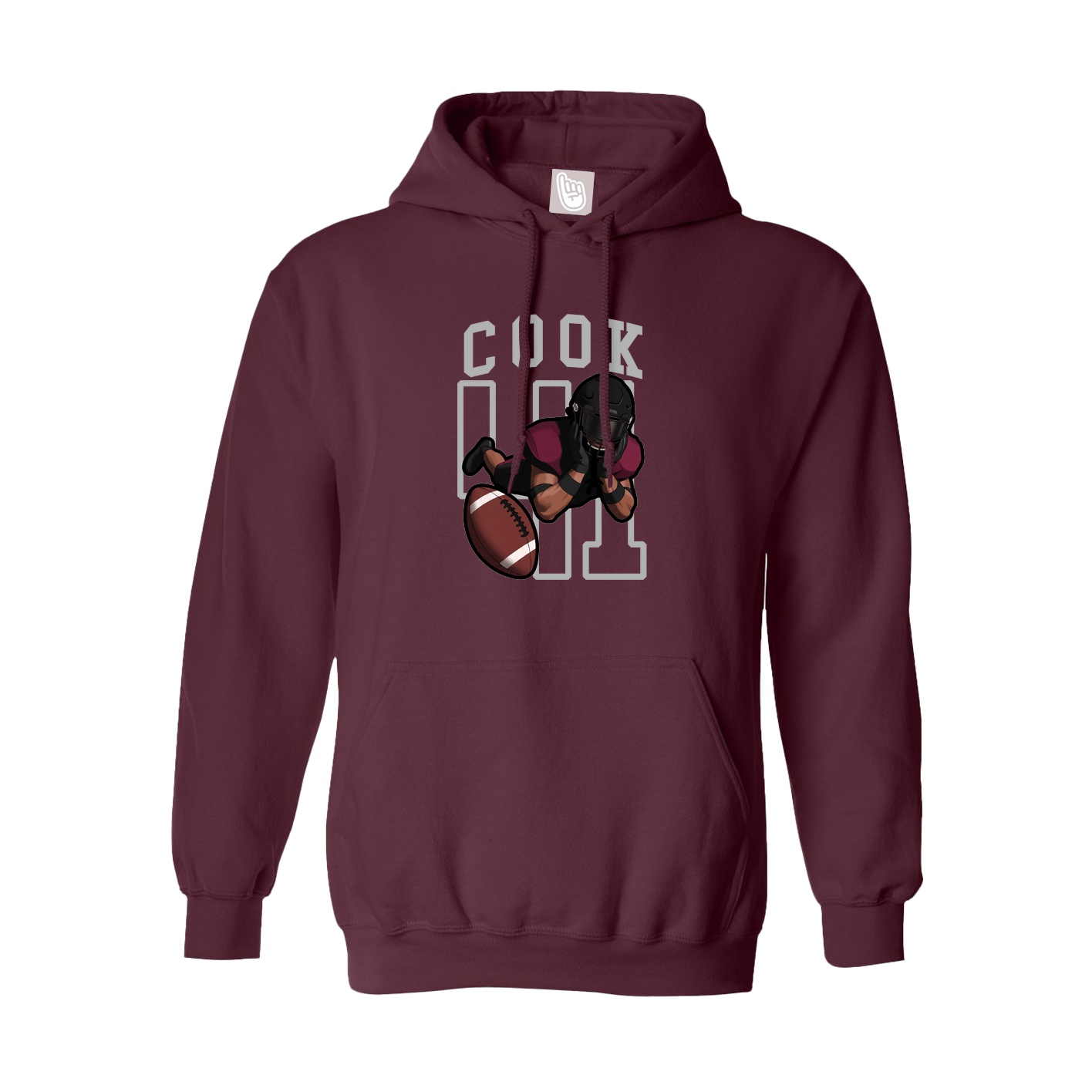 Youth Hoodie — Shirsey in Maroon