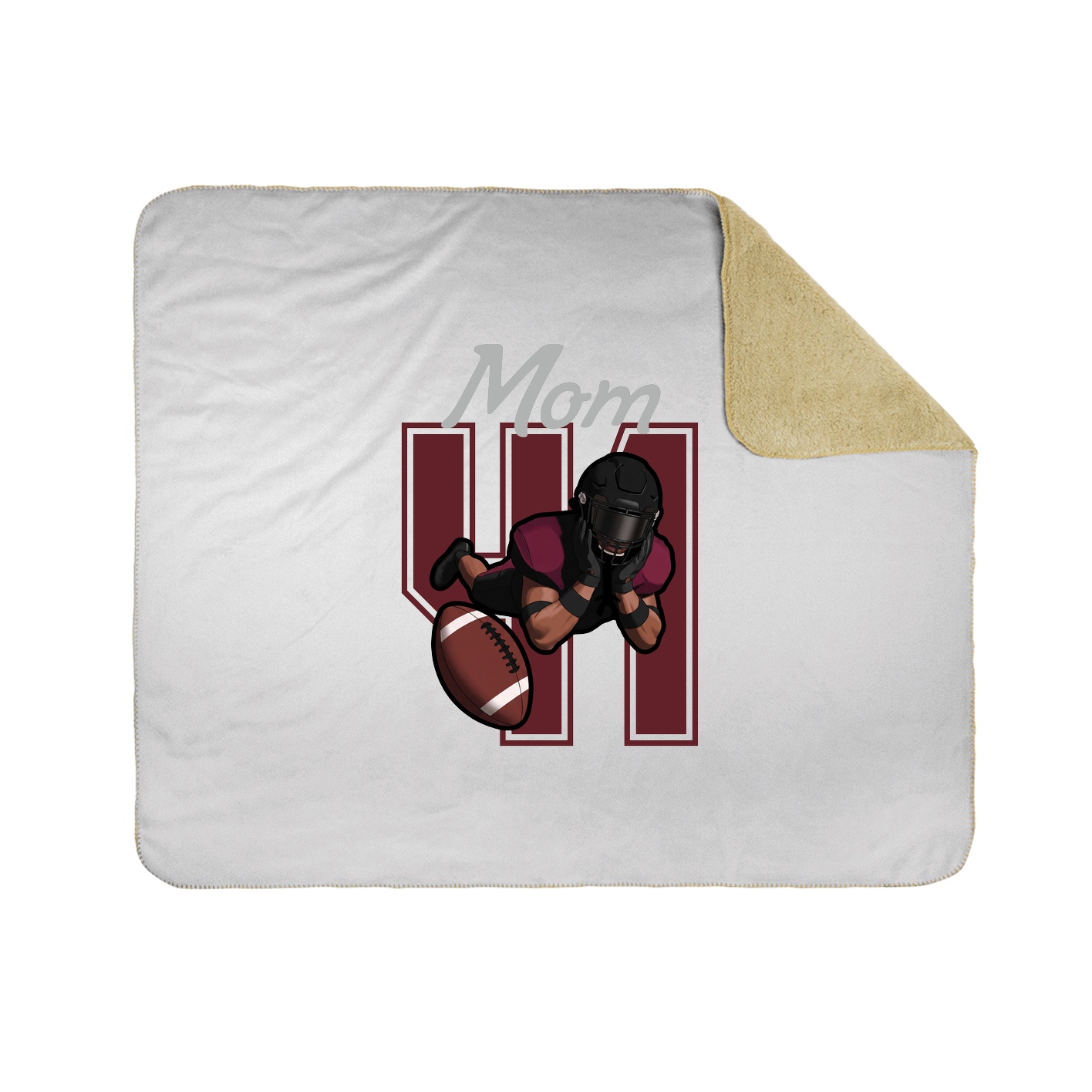 Throw Blanket — Mothers Day Shirsey in White