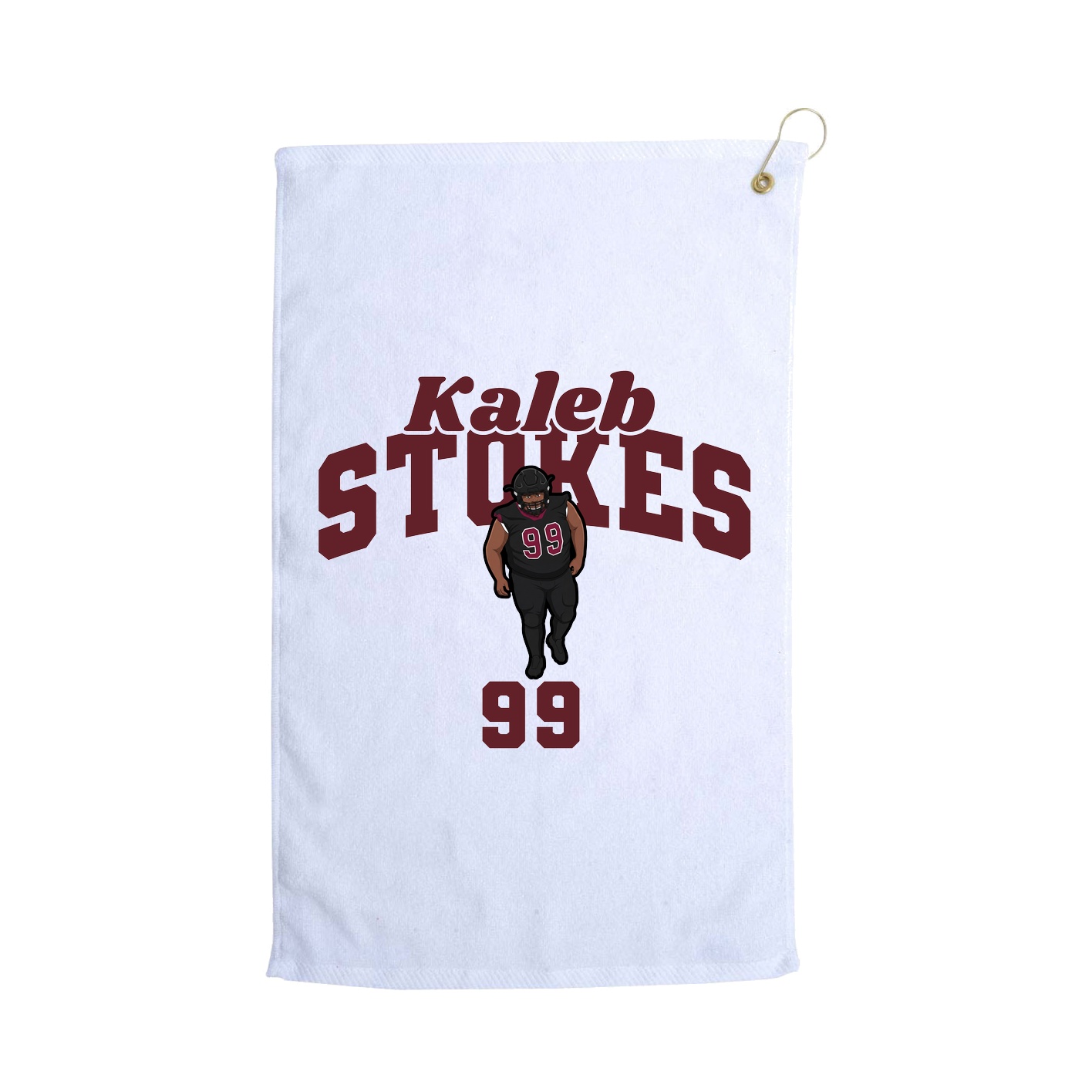 Golf Towel — Signature Arch in White