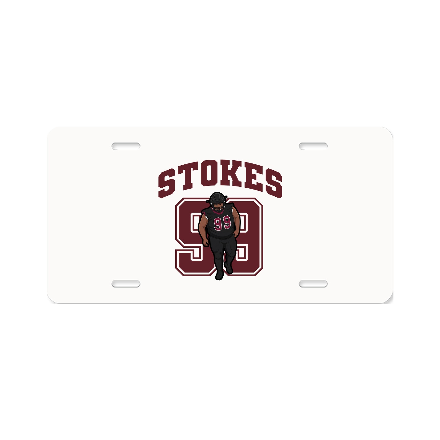 License Plate — Number in Classic