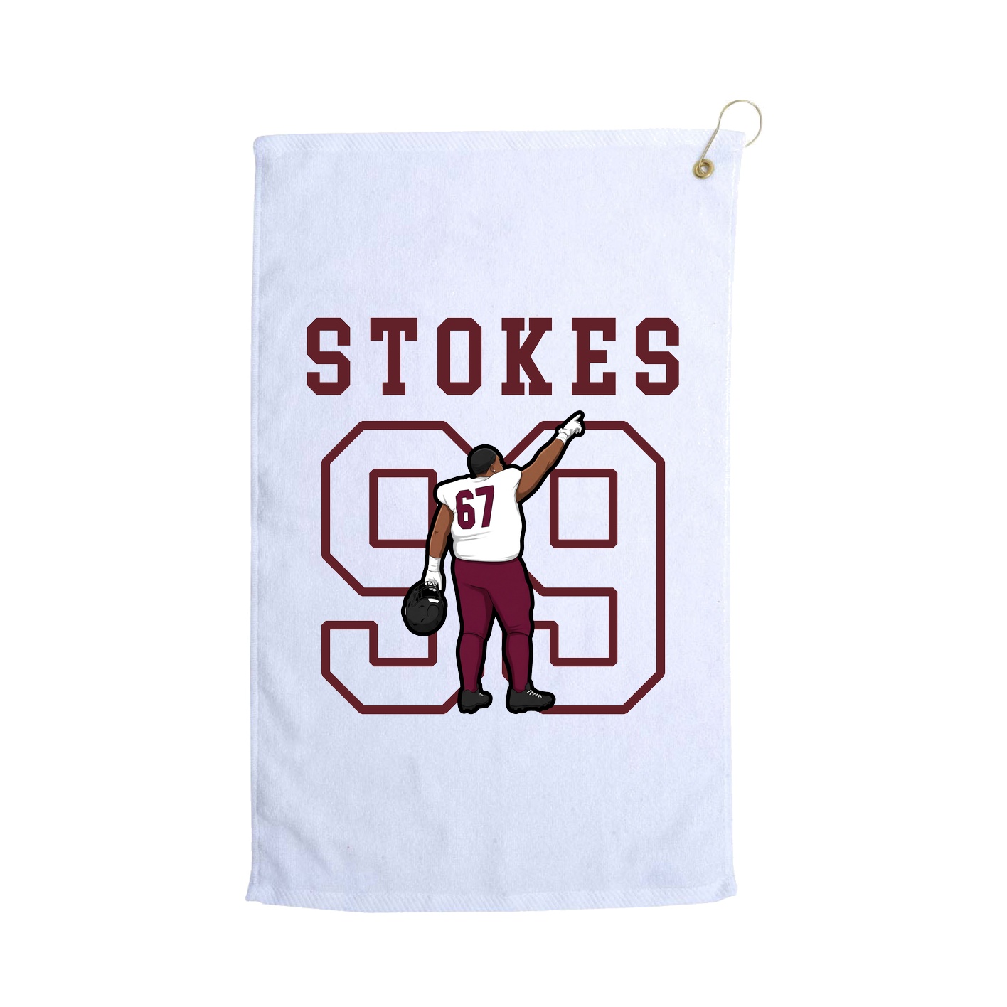 Golf Towel — Shirsey in White