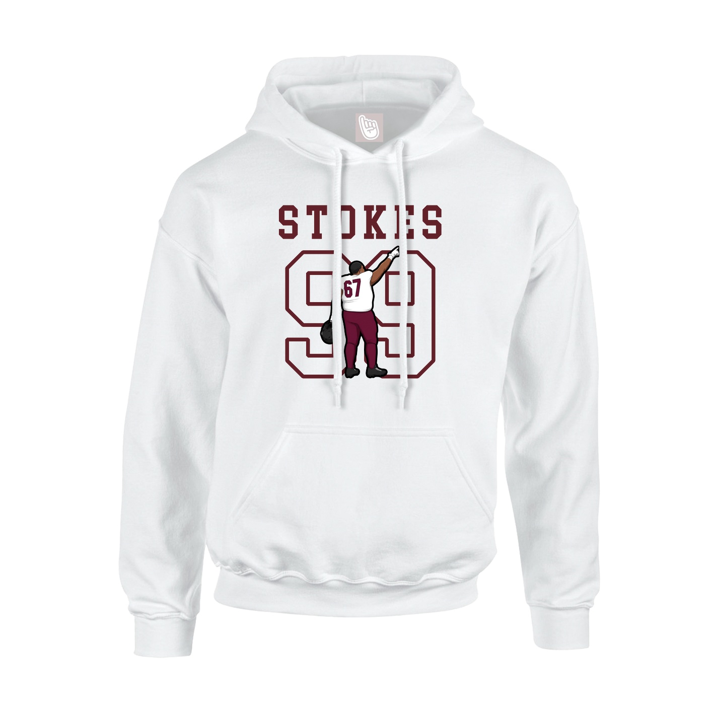 Hoodie — Shirsey in White
