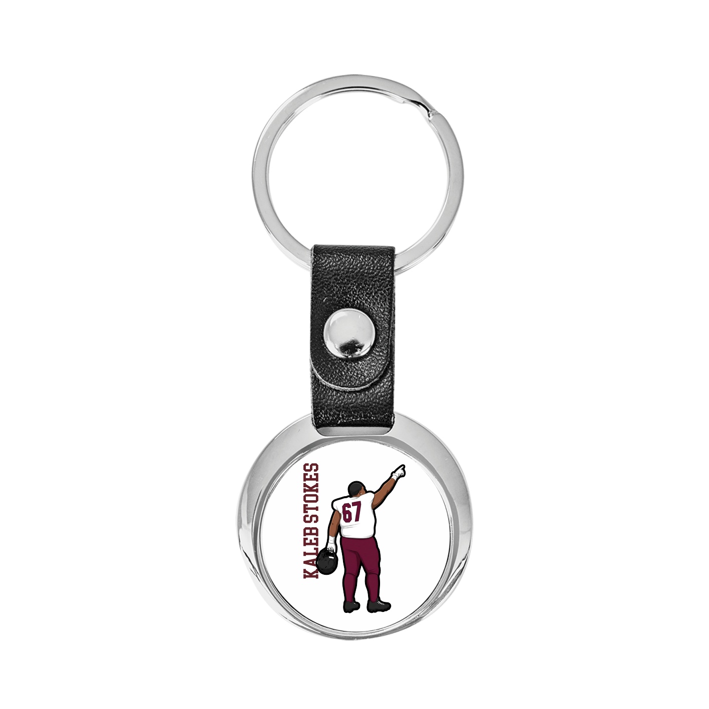Key Chain — Name Vertical in Classic