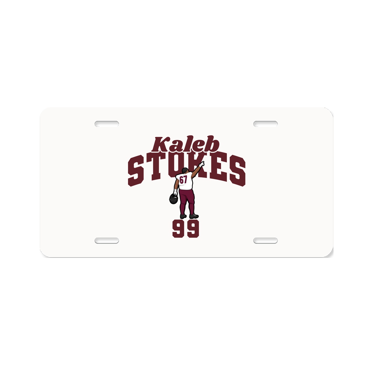 License Plate — Signature Arch in Classic