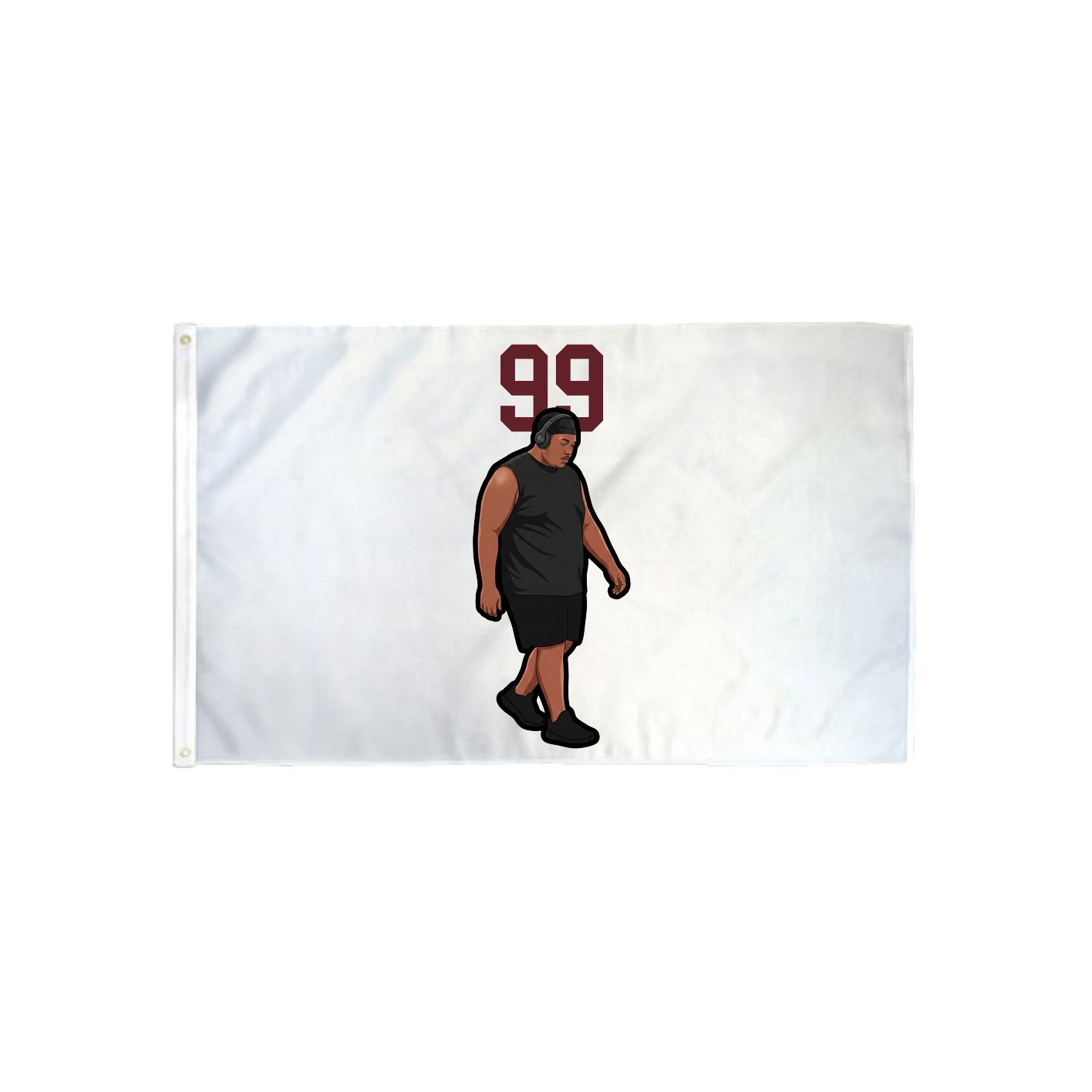 3x5 Flag — Number Top in Classic