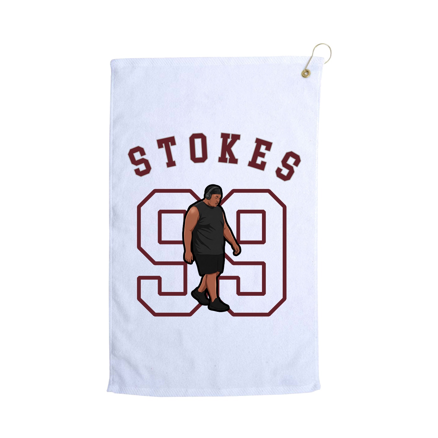 Golf Towel — Shirsey Arch in White