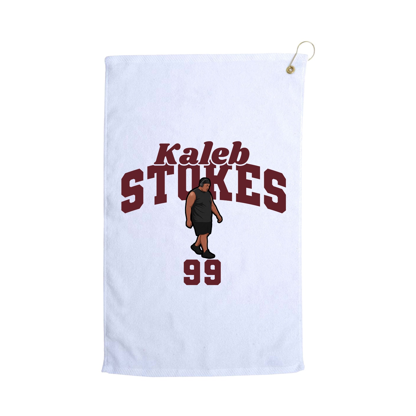 Golf Towel — Signature Arch in White