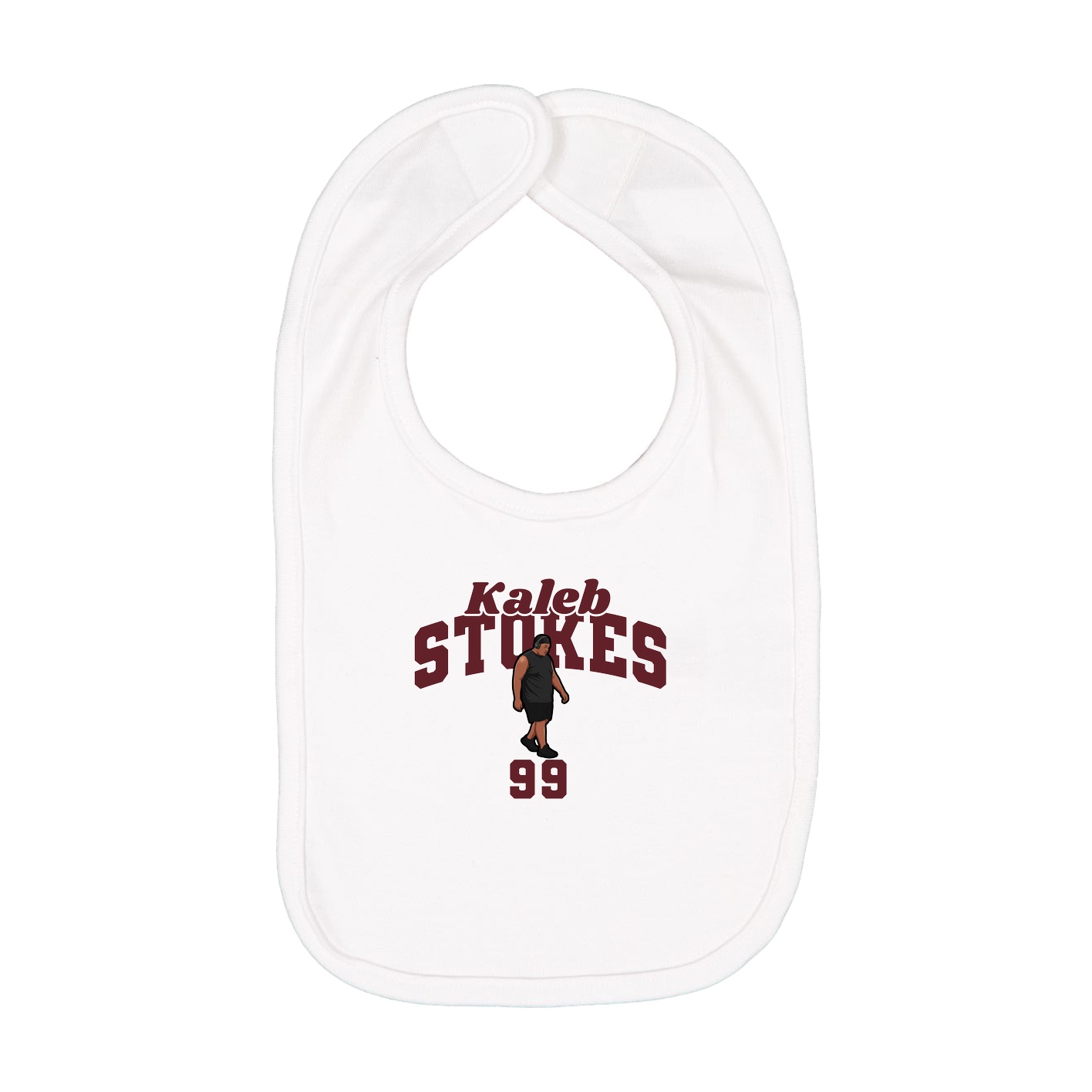 Infant Bib — Signature Arch in White