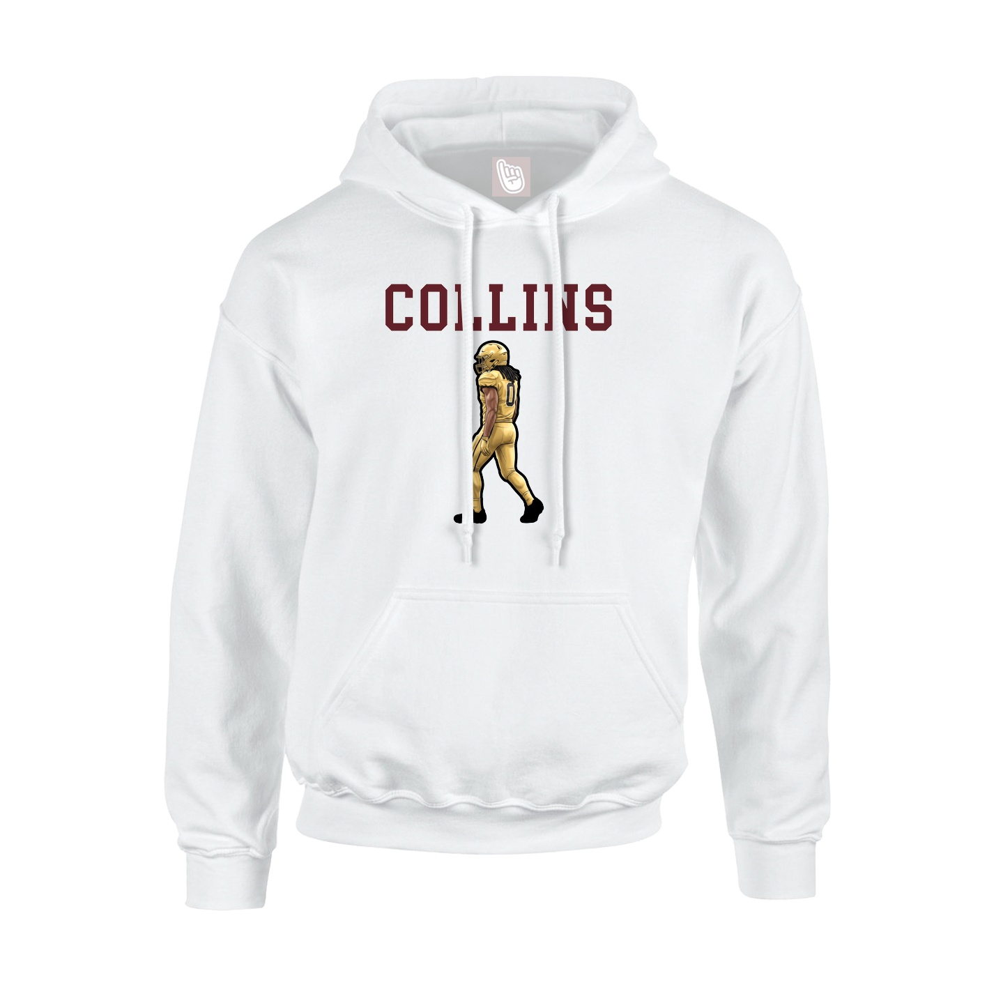 Hoodie — Shirsey in White