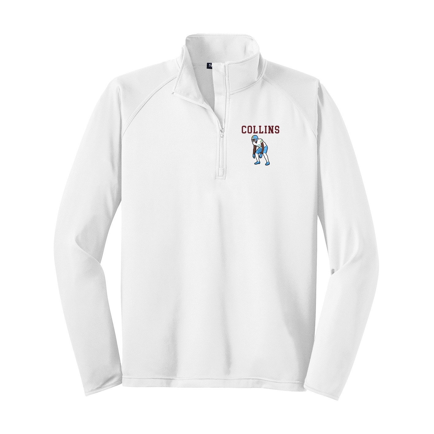 Q-Zip Pullover — Shirsey in White