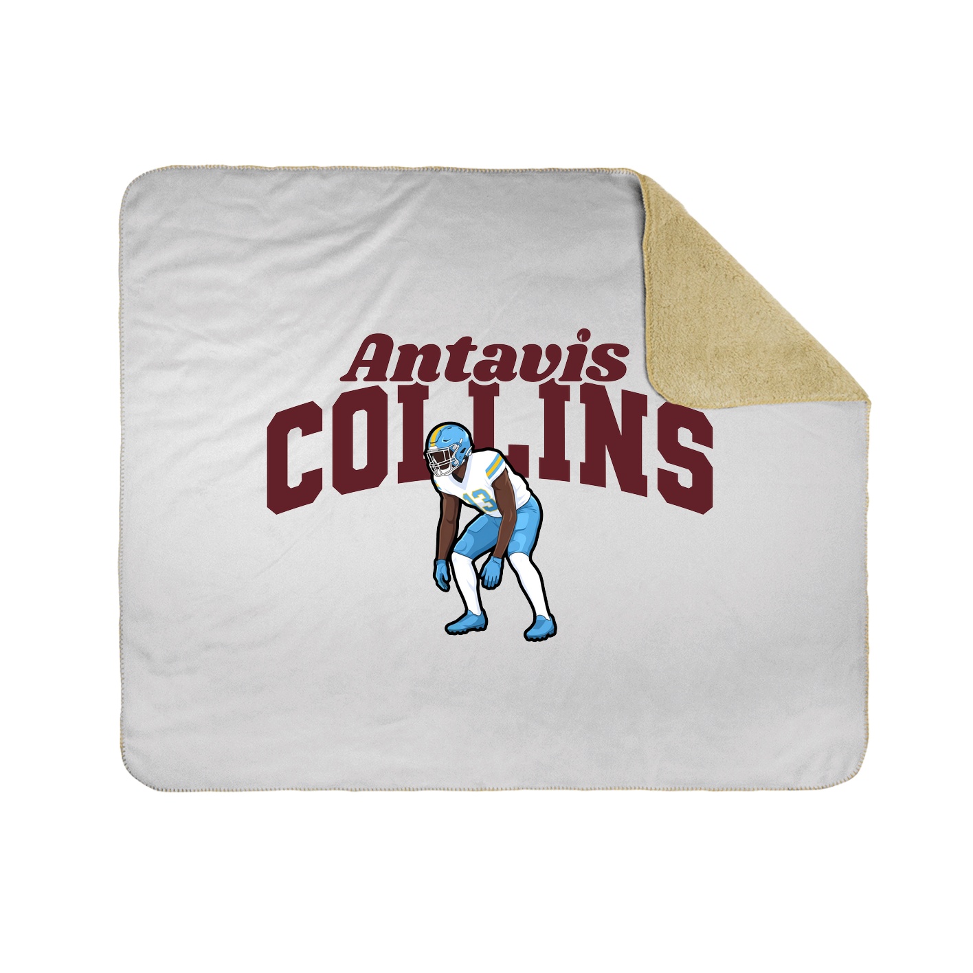 Throw Blanket — Signature Arch in White