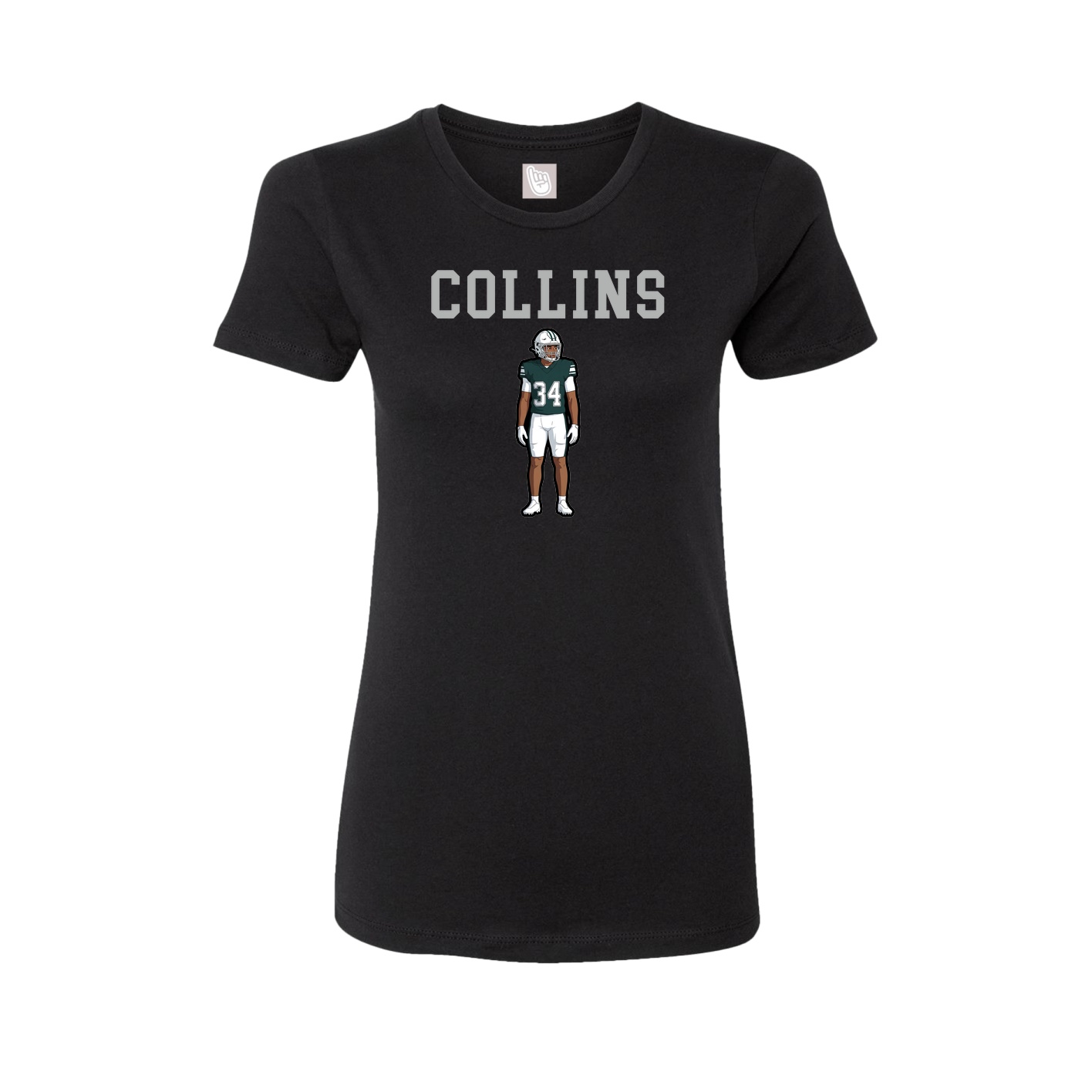 Fitted Women's Tee — Shirsey in Black