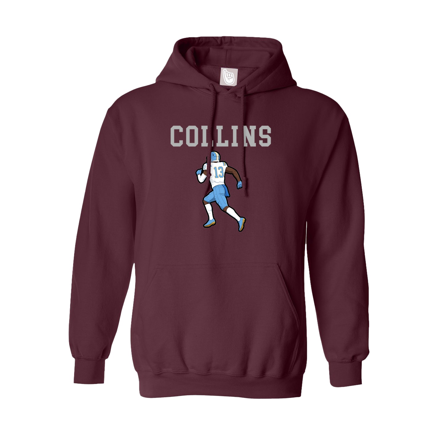 Hoodie — Shirsey in Maroon