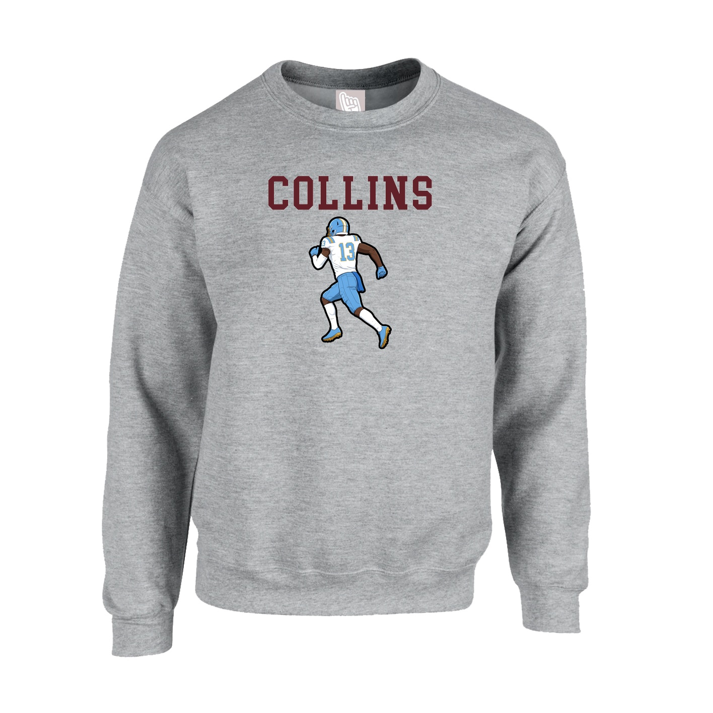 Fleece Crew — Shirsey in Grey