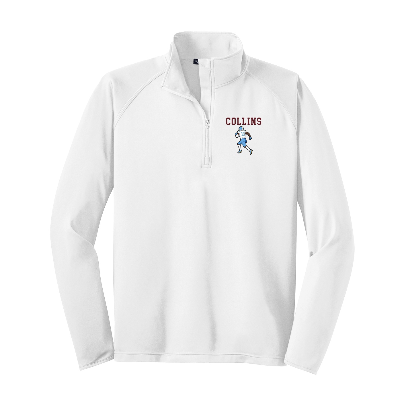 Q-Zip Pullover — Shirsey in White